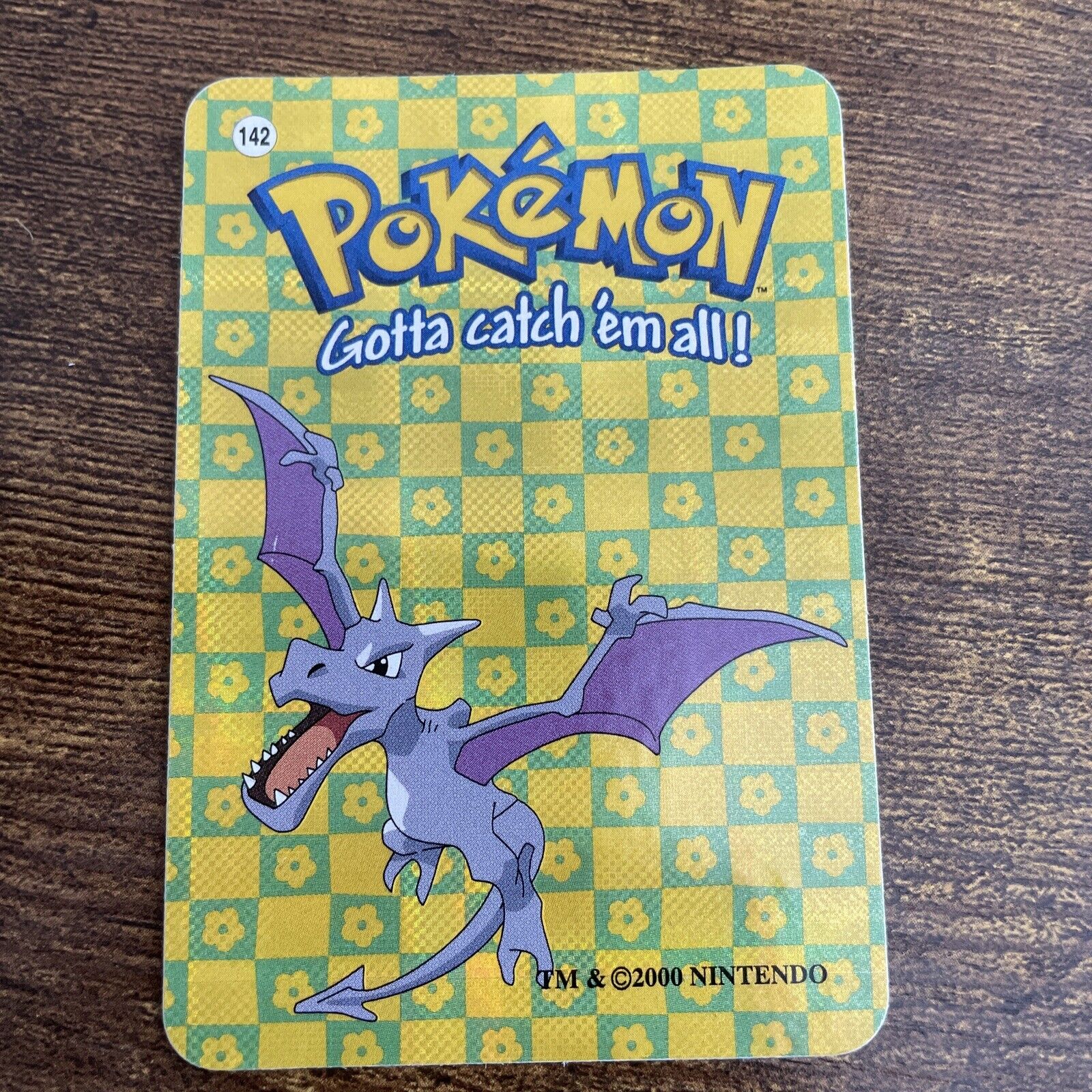 Aerodactyl - Topps Series 2 #142 Pokemon Card