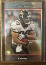 Fred Taylor 2007 Bowman Chrome #BC129 Jacksonville Jaguars Football Card