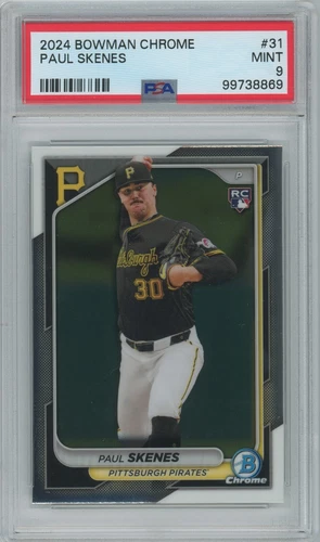PAUL SKENES (PSA 9) 2024 Bowman Chrome RC #31