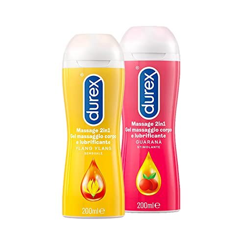 Durex Massage 2in1 Ylang 200ml + Massage 2in1 Guranà 200ml