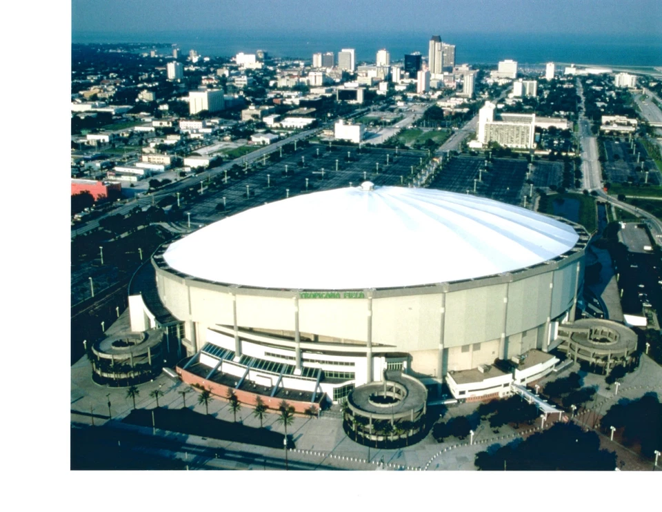 TROPICANA FIELD FLORIDA TAMPA BAY RAYS 8X10 PHOTO BASEBALL USA