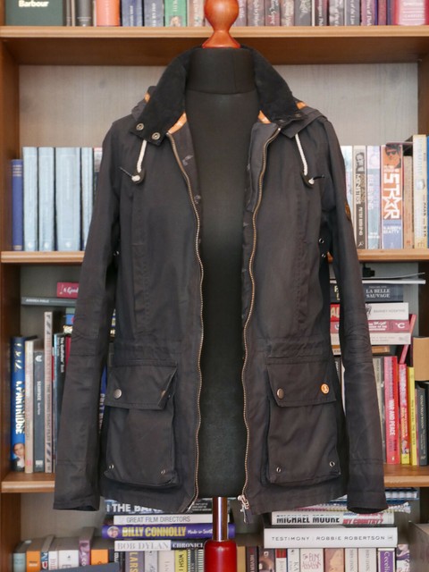 barbour outlaw jacket navy