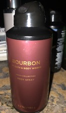 Bath and Body Works BOURBON Deodorizing Body Spray Men 3.7OZ Brand New