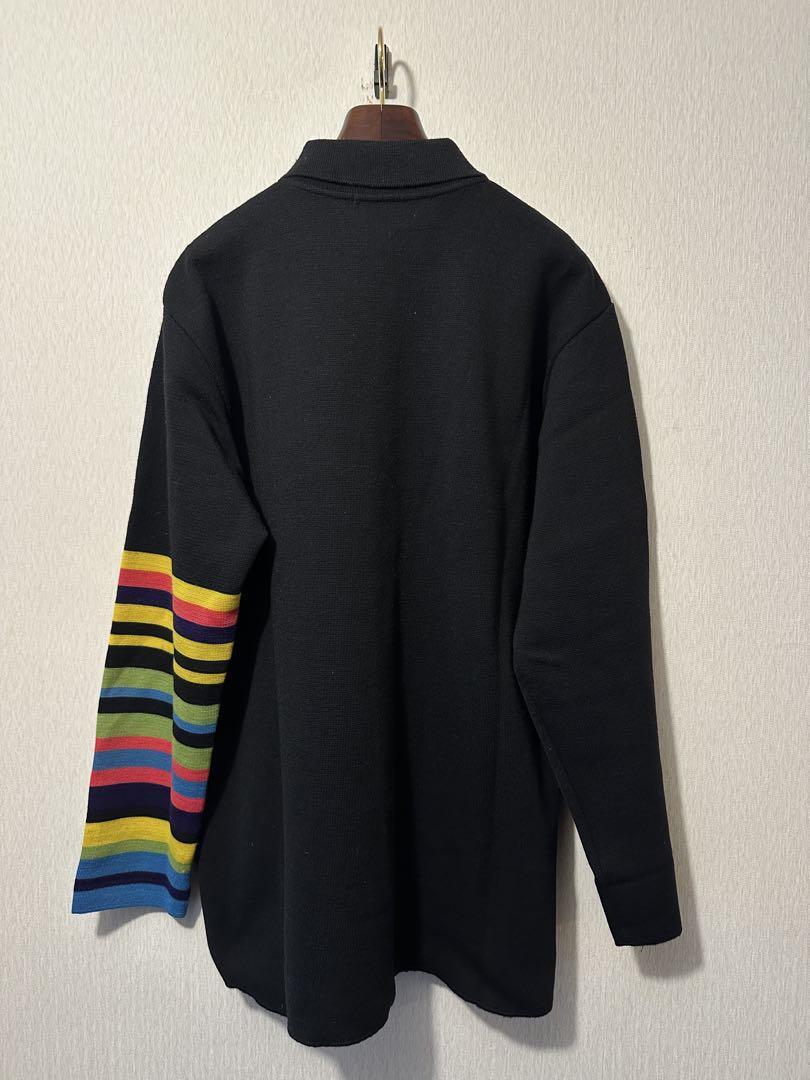 Yohji Yamamoto 90s Half Zip Border Knit | eBay Yohji Yamamoto 90s Half Zip Border Knit | eBay