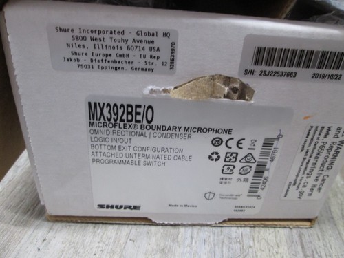 Shure MX392BE/O Microflex Boundary Microphone - Picture 8 of 8
