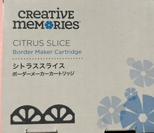 Creative Memories Citrus Slice Border Maker Cartridge bmc NIB
