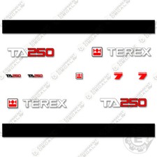 Fits Terex TA250 Decal Kit Articulated Dump Truck  - 7 YEAR VINYL - Gen. 7