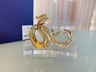  Swarovski Figur Kristall 5416603 Sternzeichen Schlange 13,5 cm. Ovp Zertifikat 