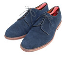 Allen Edmonds Freemans Sport Club Blue Suede Leather Plain Toe Oxford Shoe 9.5D — photo 3
