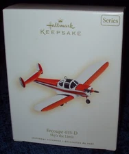 2008 Hallmark ERCOUPE 415-D #12 Sky's The Limit Airplane Series Ornament