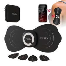 FitRx Electrode Wireless Massager - Rechargeable  Unit Muscle Stimulator