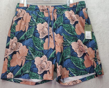 Goodfellow  Co Swim Shorts Men's Large Multi Floral Stretch Lined Drawstring