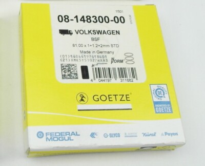 Satz Kolbenringe für VW Audi 1,6 81mm 102PS ANA AHL AYD AVU ALZ BFQ BGU BSE BSF 