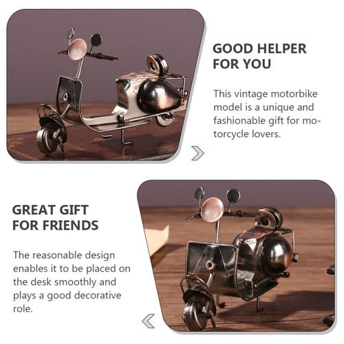 1PC Iron Motorcycle Model Motorcycle Decor Home Motorcycle Figurine Motor Model - Zdjęcie 9 z 12