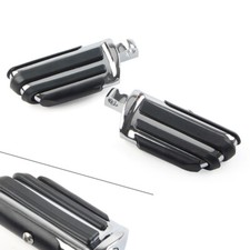 Motorcycle Universal 32mm 1.25" Male Foot pegs Footrest Pedal For Harley Dyna