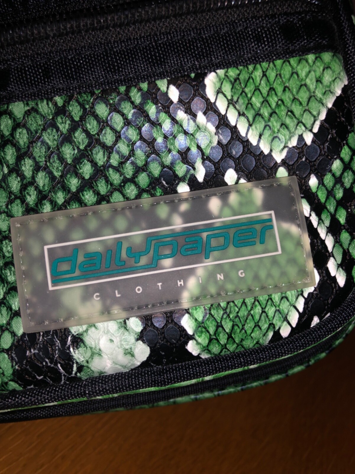 Daily Paper, Green Python Crossbody Bag image 7
