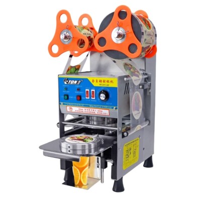 220V Commercial Full Automatic Sealer Paper/Plastic Cup Sealing Machine 360W