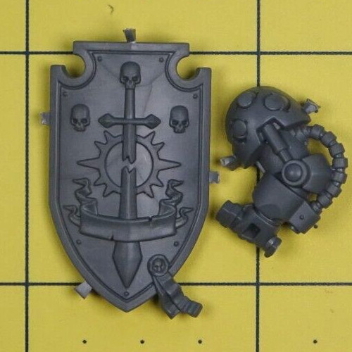 Warhammer 40K Space Marines DA Deathwing Knights Terminator Storm Shield (B)