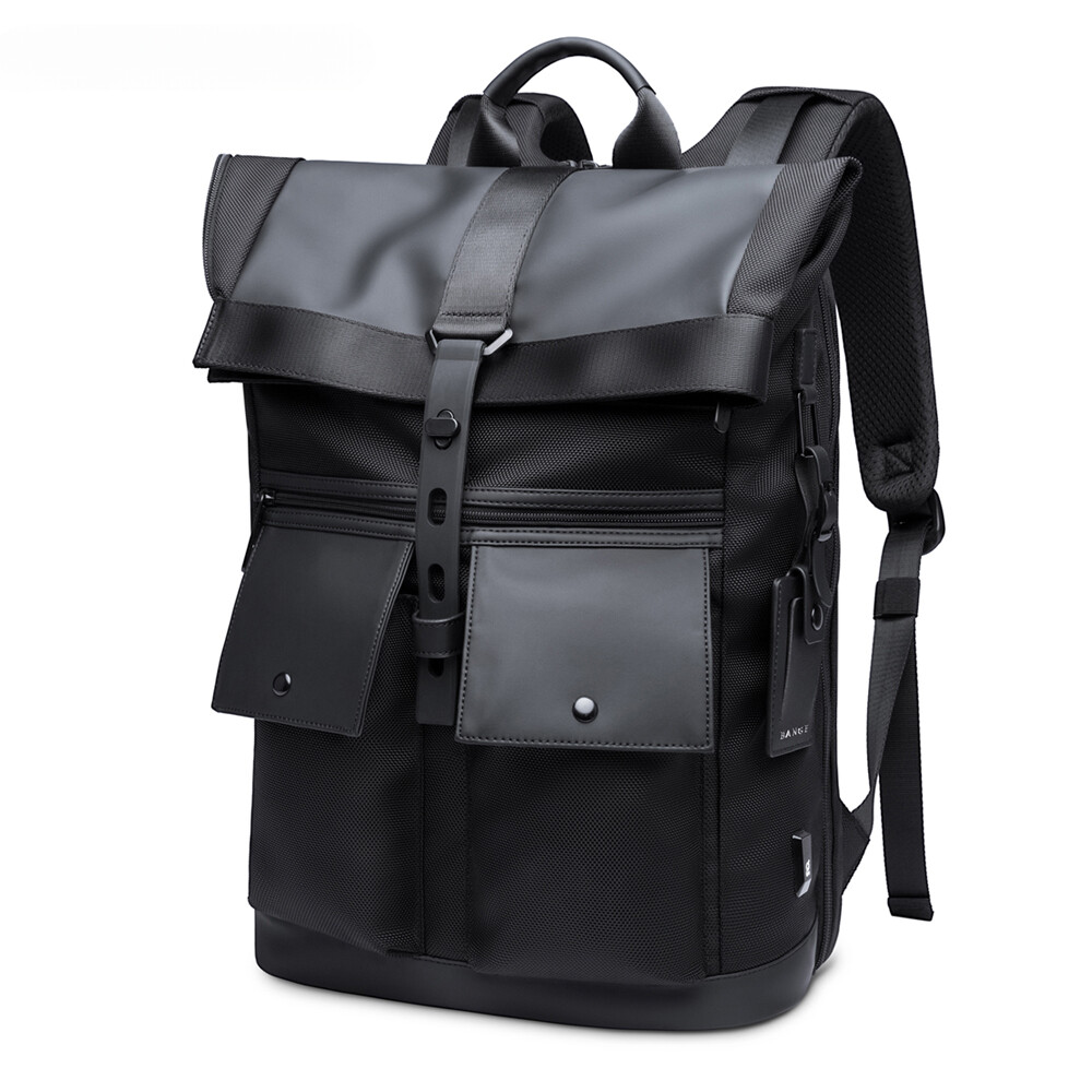 Anti-Theft Waterproof Laptop Backpack with USB Charging for Men & School-image