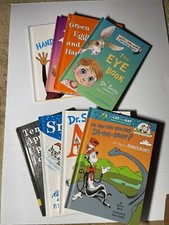 Dr. Seuss Cat In The Hat Beginner Books Lot Of 8 BL06