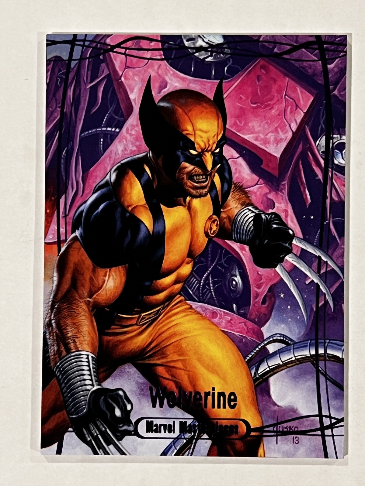 2016 Marvel Masterpieces PURPLE #89 WOLVERINE #048/199 Single Tier 4😍😍😍VHTF *