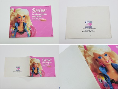 Barbie Nintendo NES Box and Manual Only - Picture 2 of 10