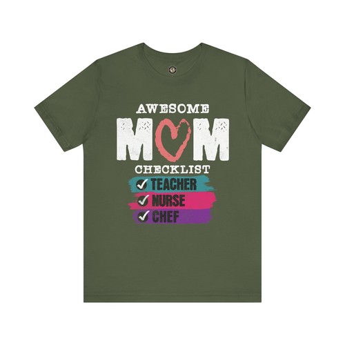 Custom Awesome Mom Checklist Mother's Day Tshirt New Mom Gift Idea Mom to Be - Picture 17 of 61