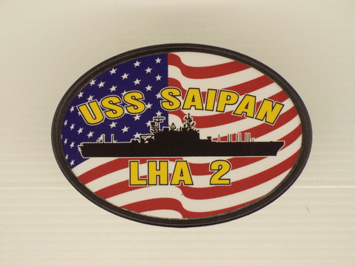USS BELLEAU WOOD LHA 3 Hitch Cover Military USN U S Navy - Bild 2 von 4