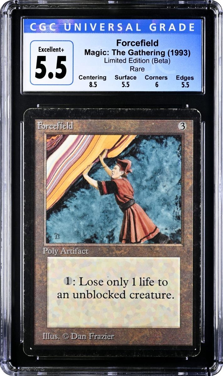 Beta Forcefield CGC Graded MTG reserved list magic