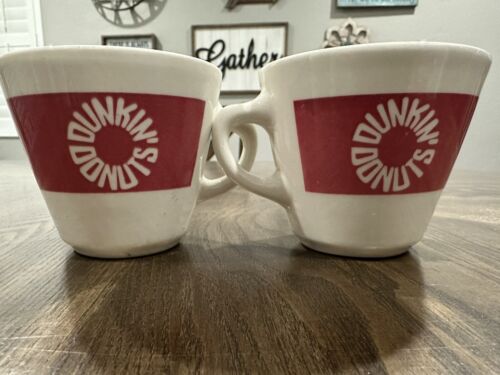HOMER LAUGHLIN DUNKIN DOUNUTS LOGO MUGS - Picture 3 of 5