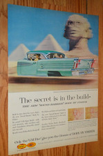 1958 Oldsmobile Ninty Eight Holiday Coupe Original Large Advertisement Ad 58 98