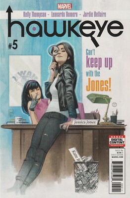 HAWKEYE #5 (2016) CLINT & KATE BISHOP ~ THOMPSON /ROMERO / TEDESCO ~ UNREAD NM