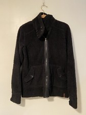 Kavu Warmest Deep Pile Fleece Jacket Size Medium- Black