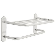Franklin Brass 18" Towel Shelf w/Towel Bar-Chrome 2787PC 
