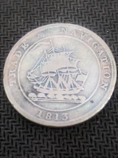 1813 HALF PENNY TOKEN CANADA