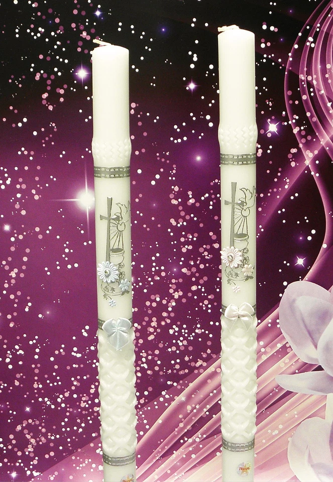 PROMEX Kommunion Taufe Kommunionkerze Taufkerze Beschriftung Tropfschutz KW-PRO-T004S