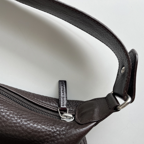 Tolle, praktische René Lezard Tasche, braun genarbtes Leder, top Zustand! - Bild 11 von 16
