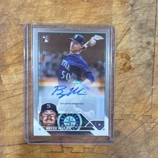 Topps Chrome Update Series Rookie Autograph Bryce Miller #AC-BMI Mariners
