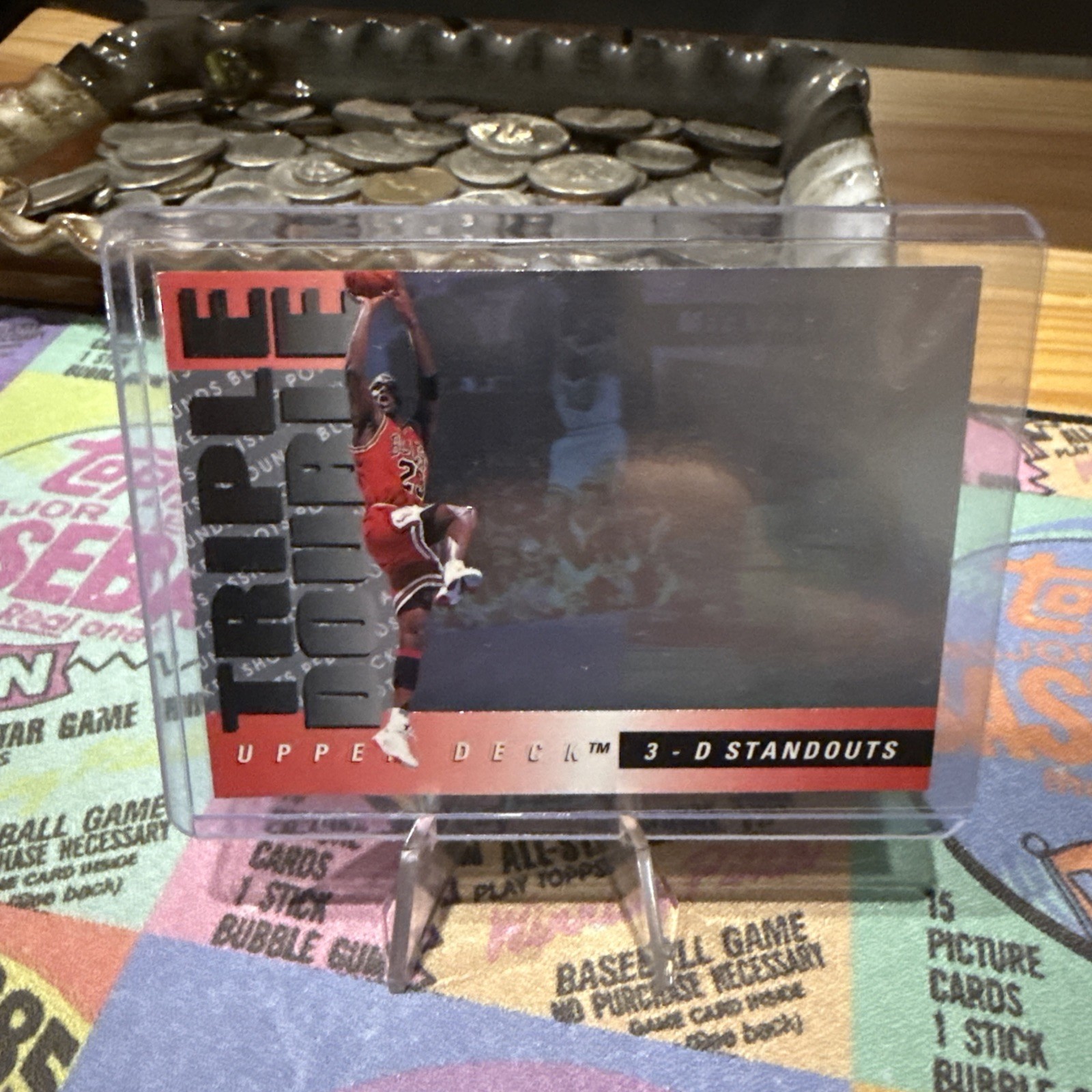 1993-94 Upper Deck Michael Jordan #TD2 Triple Double 3 D Standouts