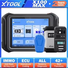 XTOOL X100 MAX All Systerm OBD2 Scanner Diagnostic Tool Key Programming FCA+KS-1