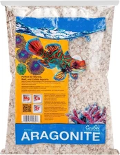 Carib Sea Crushed Coral for Aquariums - 10 lbs - Natural Substrate 1, White 