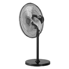 18 In. Industrial Pedestal Fan, 90° Oscillating, Adjustable Height and 3 Speeds,