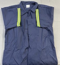 Coverall with Yellow Reflective Lines