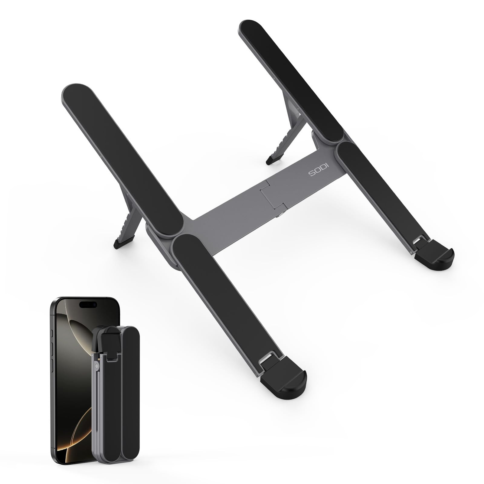 Laptop Stand for Desk - Portable & Foldable Laptop Stand, Adjustable Drawing ...