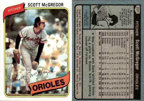 1980 Topps Baseball Complete Your Set #201-300 You Pick! - Picture 55 of 134