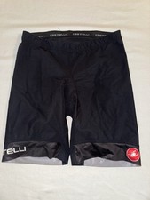 Castelli Women's Black Padded Cycling Shorts Size Large Set Of 2
