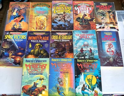 Sci-fi Fantasy Books Lot Of 13 Robert E. Vardeman Legend Excellent Condition  