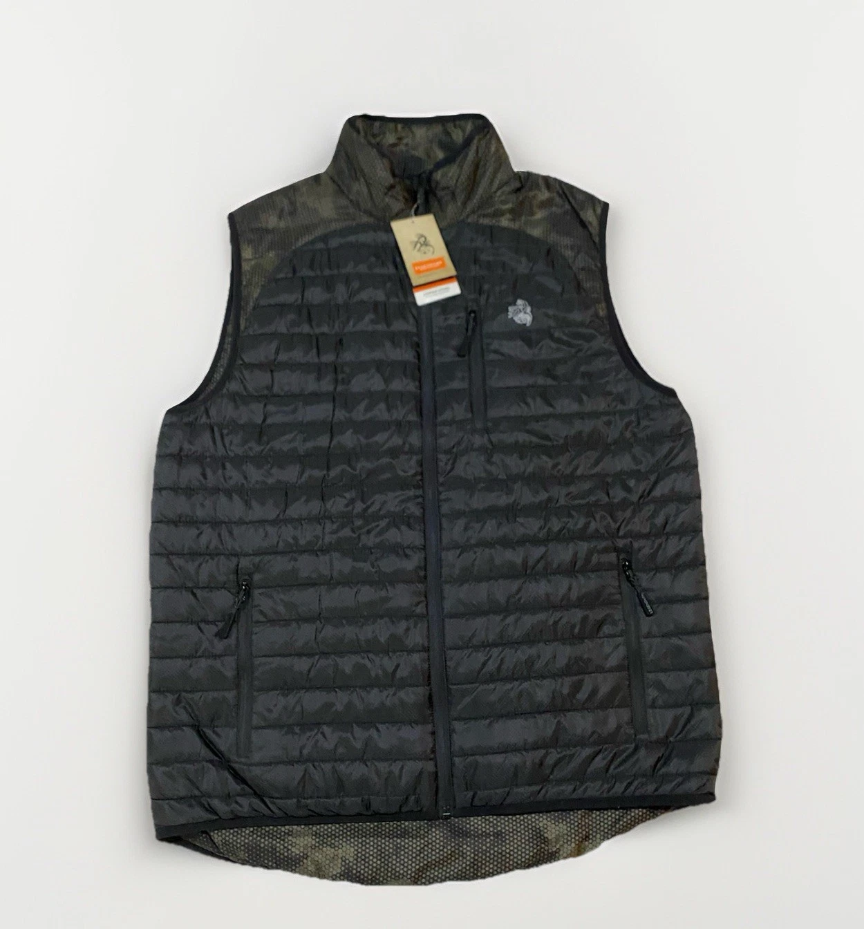 Legendary Whitetails Vest Mens L True Impact Reversible Black Hunting Outdoors