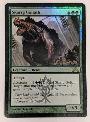Skarrg Goliath Launch Party & Release Event Promo Foil - MTG RARE 