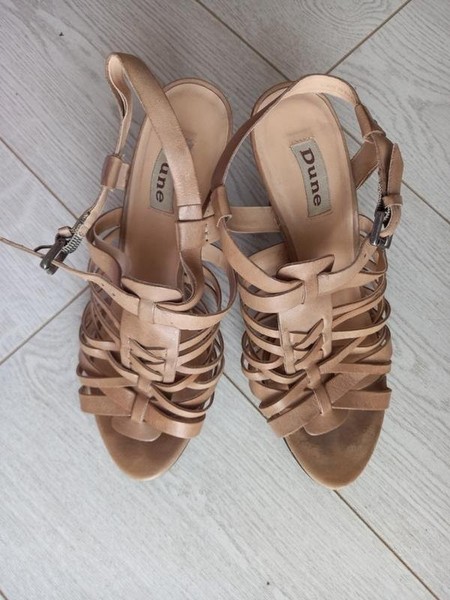 Women Dune Heels Beige 39 #3PFY